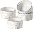White Ceramic Sauce Cups for Charcuterie Boards - 2 oz