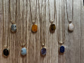 Agate Quartz Natural Stone Necklace by Rose & Kate